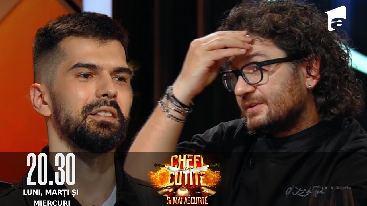 Alexandru Zlăvog a gătit șnițel vienez la Chefi la cuțite!