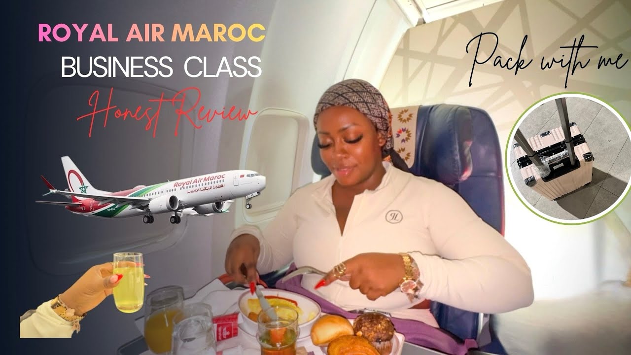Pack With Me + I Finally Tried Royal Air Maroc Business Class… I Wasn’t Expecting This…👀