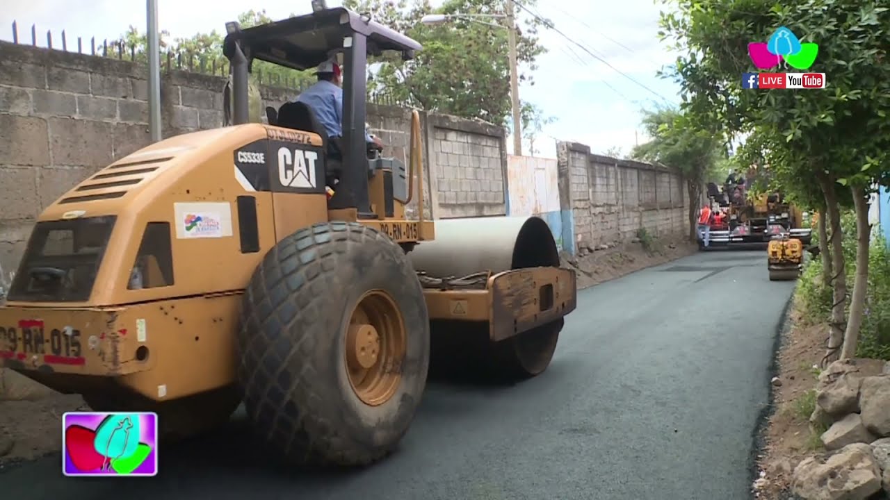 Alcald&iacute;a de Managua avanza con el programa calles para el pueblo en el barrio Georgino Andrade