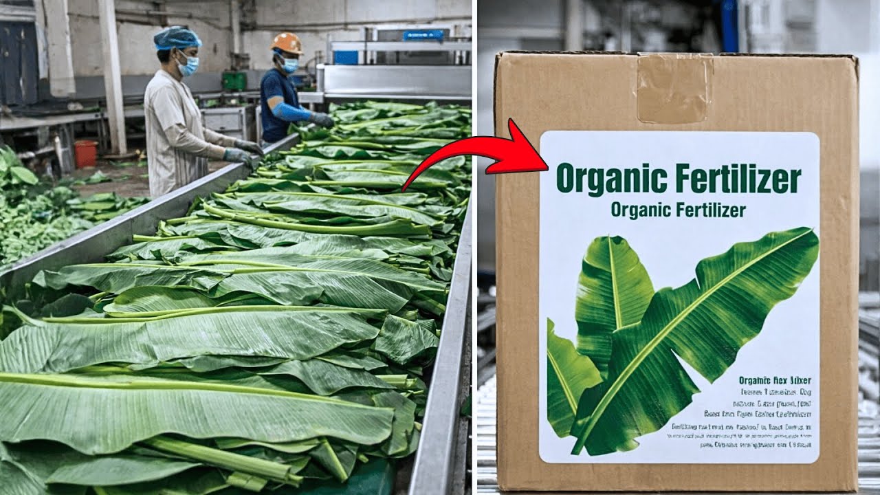 Inside the World’s Largest High-Tech Banana Leaf Processing Factory
