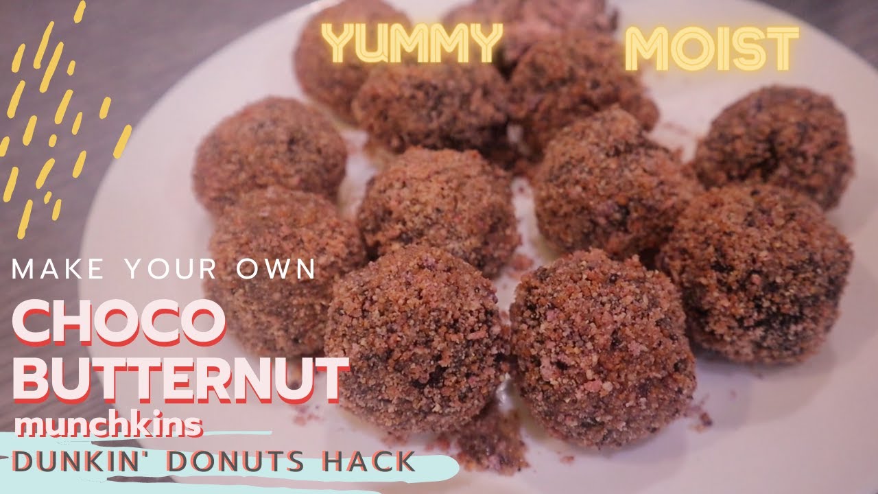 #TRENDING - CHOCO BUTTERNUT MUNCHKINS (DUNKIN' DONUTS HACK) | SUPER SARAP!!!! #YUMMY
