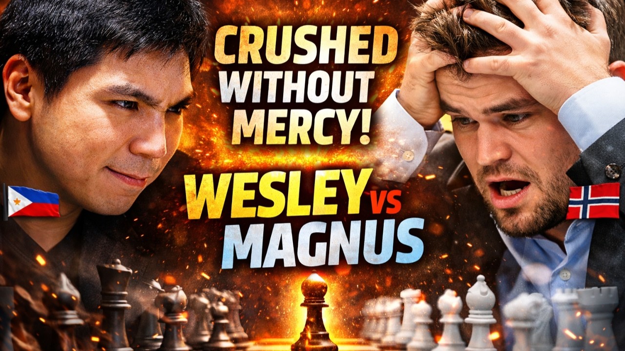 Crushed Without Mercy! Wesley So Squeezes Magnus in a Ruthless Endgame Masterclass