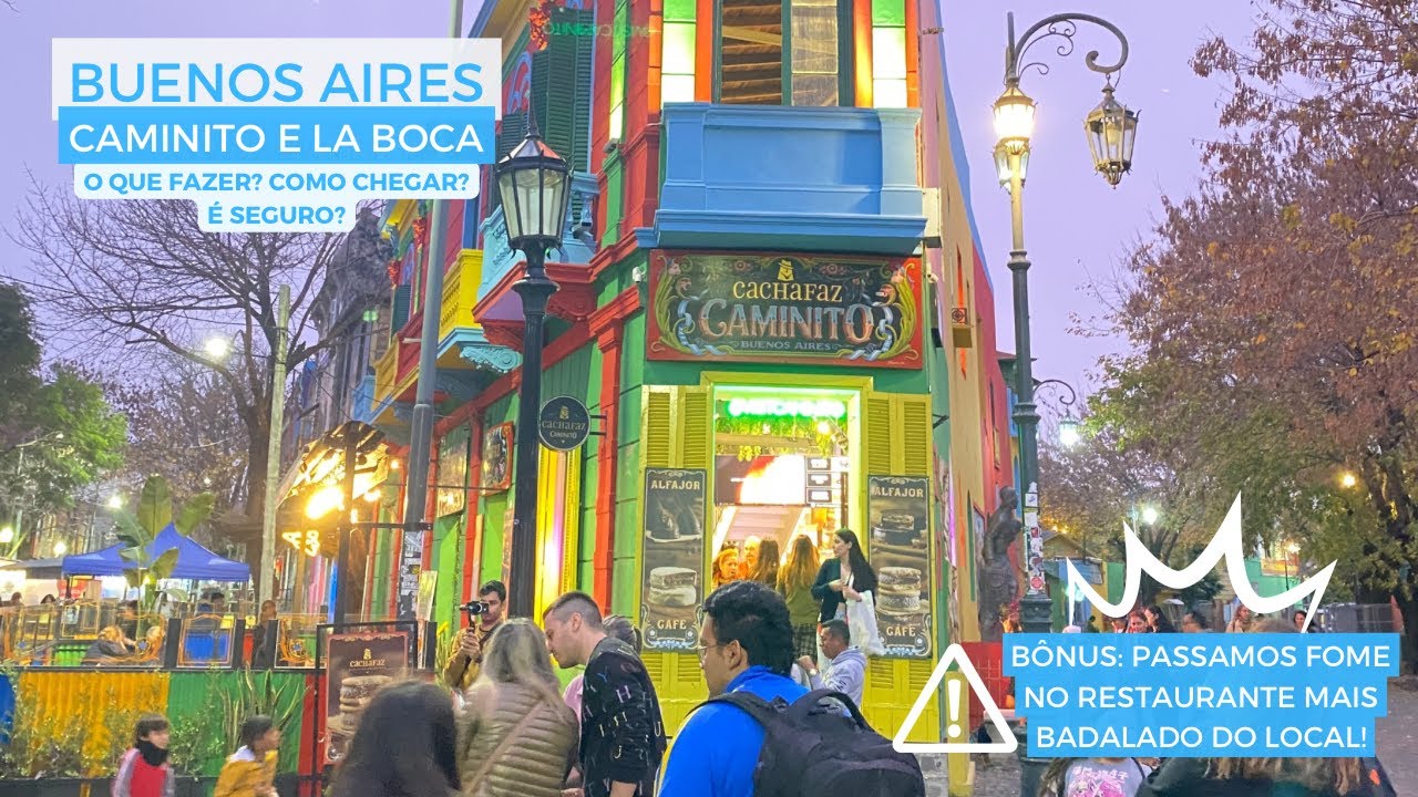 Tudo sobre Caminito e bairro La Boca - e onde NÃO comer quando for lá - Buenos Aires Vlog
