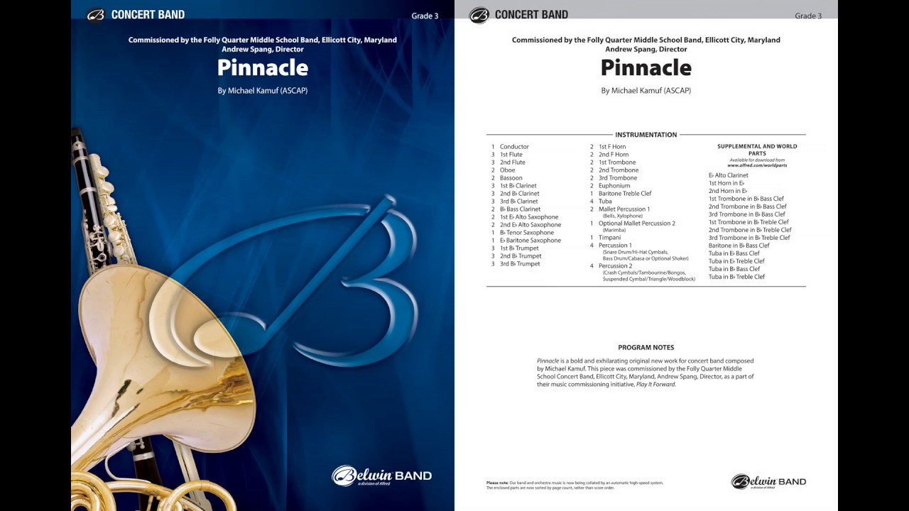 Pinnacle, by Michael Kamuf – Score & Sound