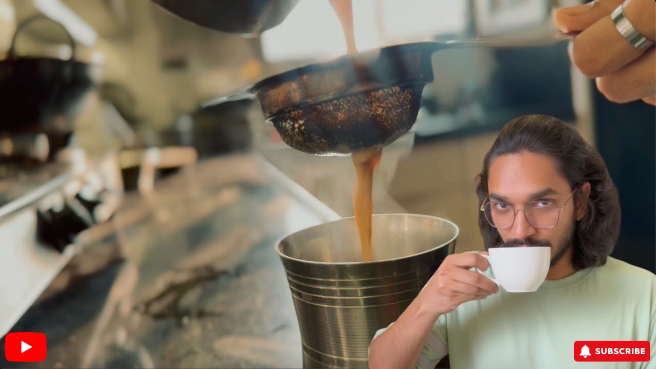 Making tea for the first time.......