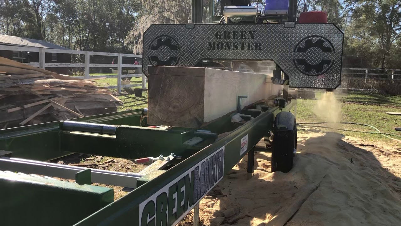 Pascal Metal Green Monster Portable Sawmill part3