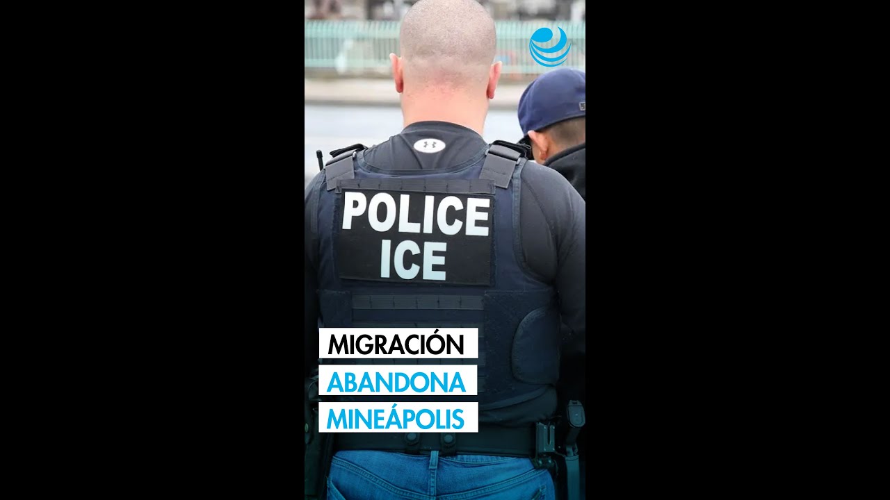 Agentes migratorios abandonan Mineápolis