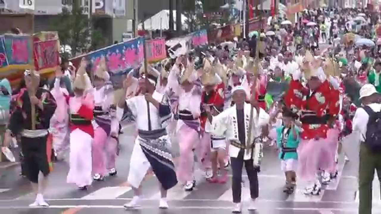 三連同列流し　館林まつり2015