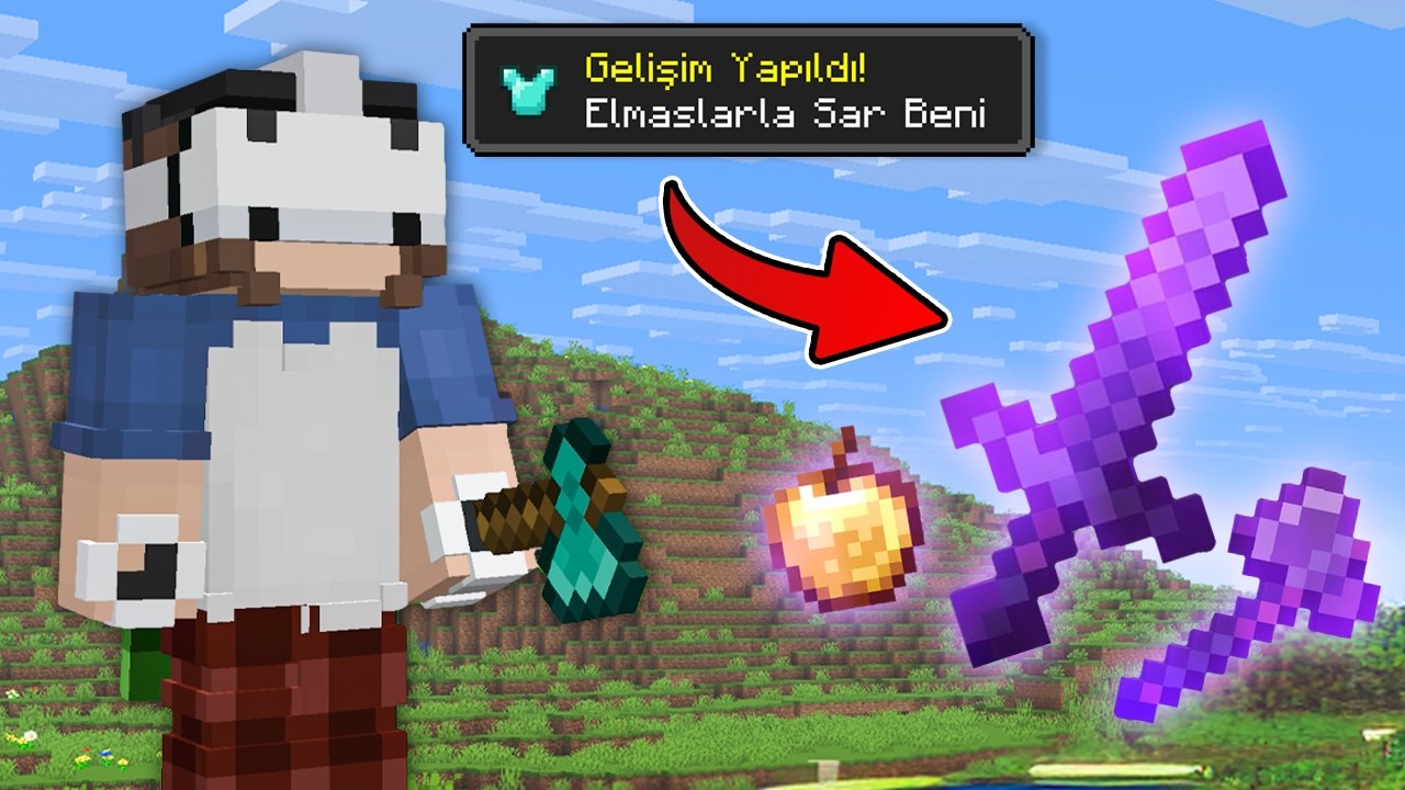 Minecraft ama Gelişimler OP Eşyalar Veriyor