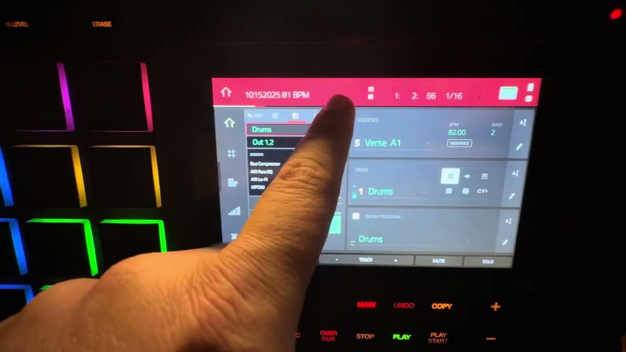 DRUM PROGRAMMING WITH STOCK SOUNDS | MPC BEAT MAKING