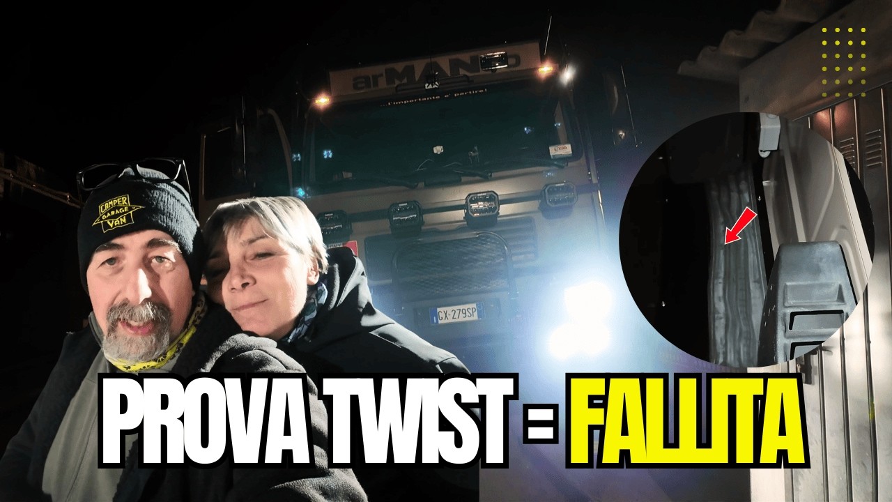 Ep 227 Dovevamo brindare… ma la Prova Twist ha distrutto il passaggio cabina-cellula | Truck 4x4