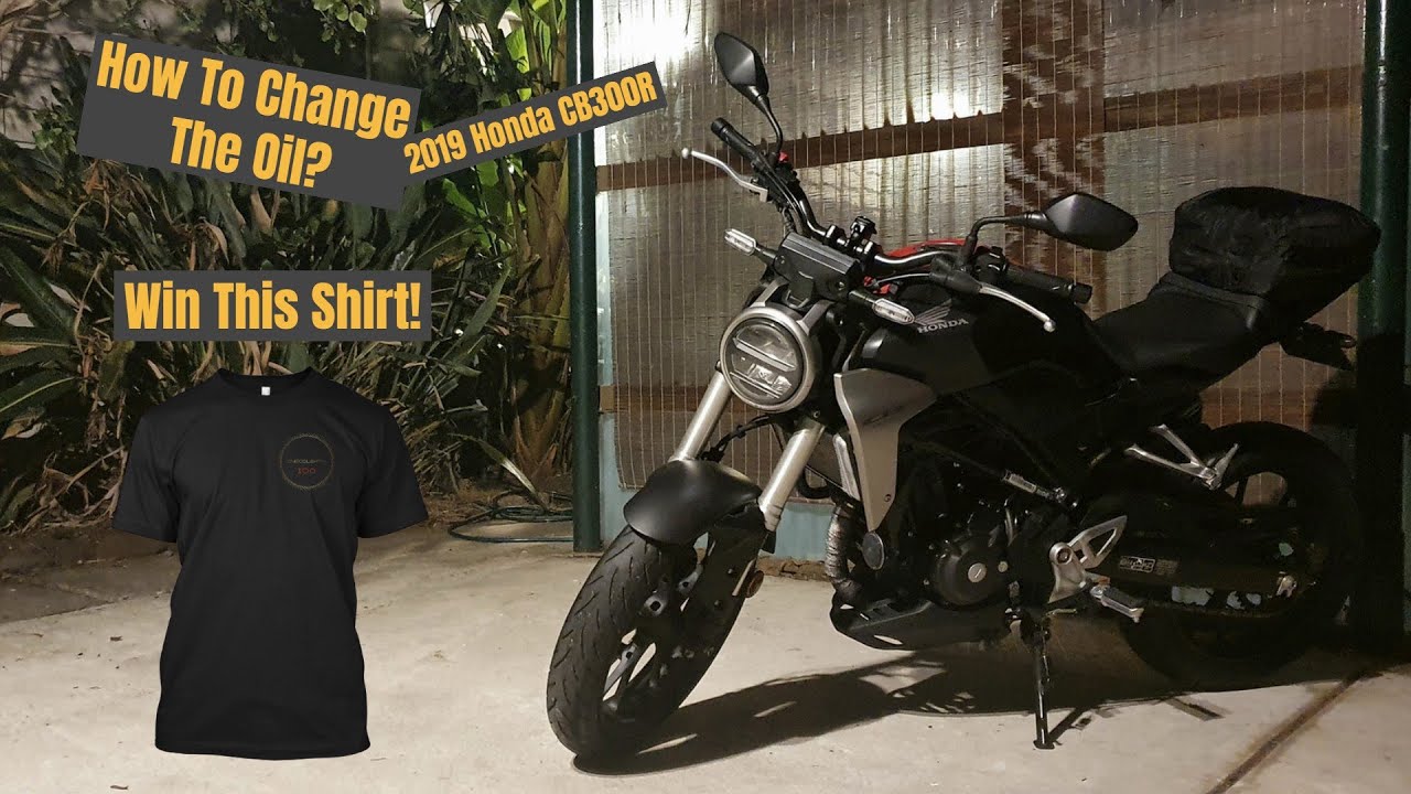 How To Do A Basic Service | 2019 Honda CB300R + T-Shirt Give Away