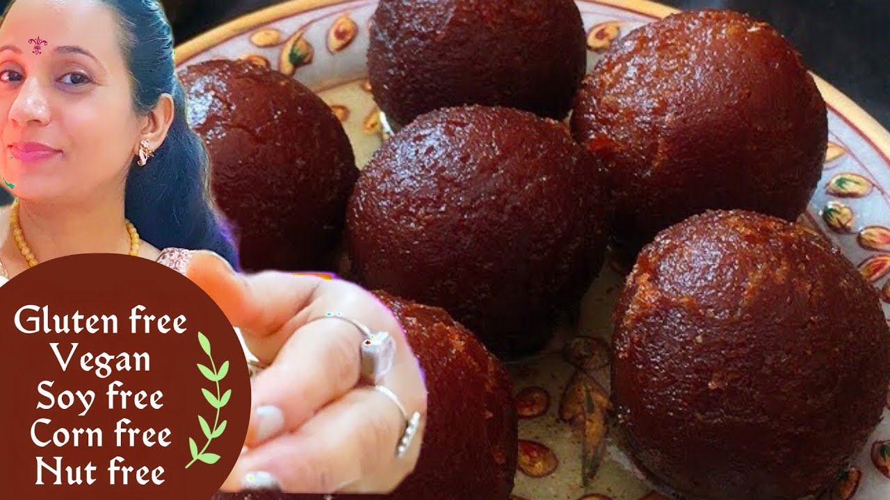 Быстрый рецепт ВЕГАНСКОГО ГУЛАБ ДЖАМУНА БЕЗ ГЛЮТЕНА на вкус как кхойя гулаб джамун #вегетариански...