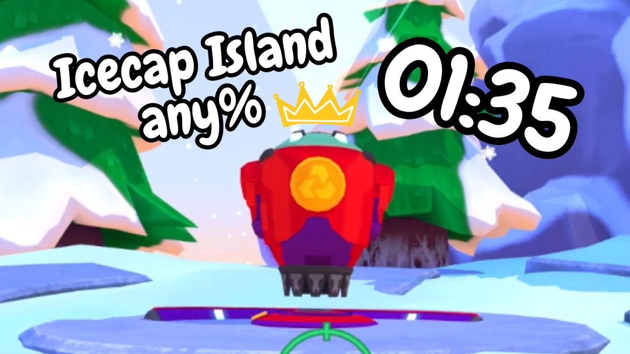 Icecap Island Speedrun 1:35 | Island Saver Speedrun