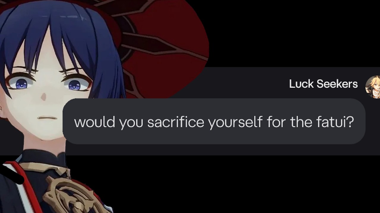 Вопрос «Вы бы пожертвовали собой ради Фатуи?» к ИИ Предвестников Фатуи | Genshin CharacterAI