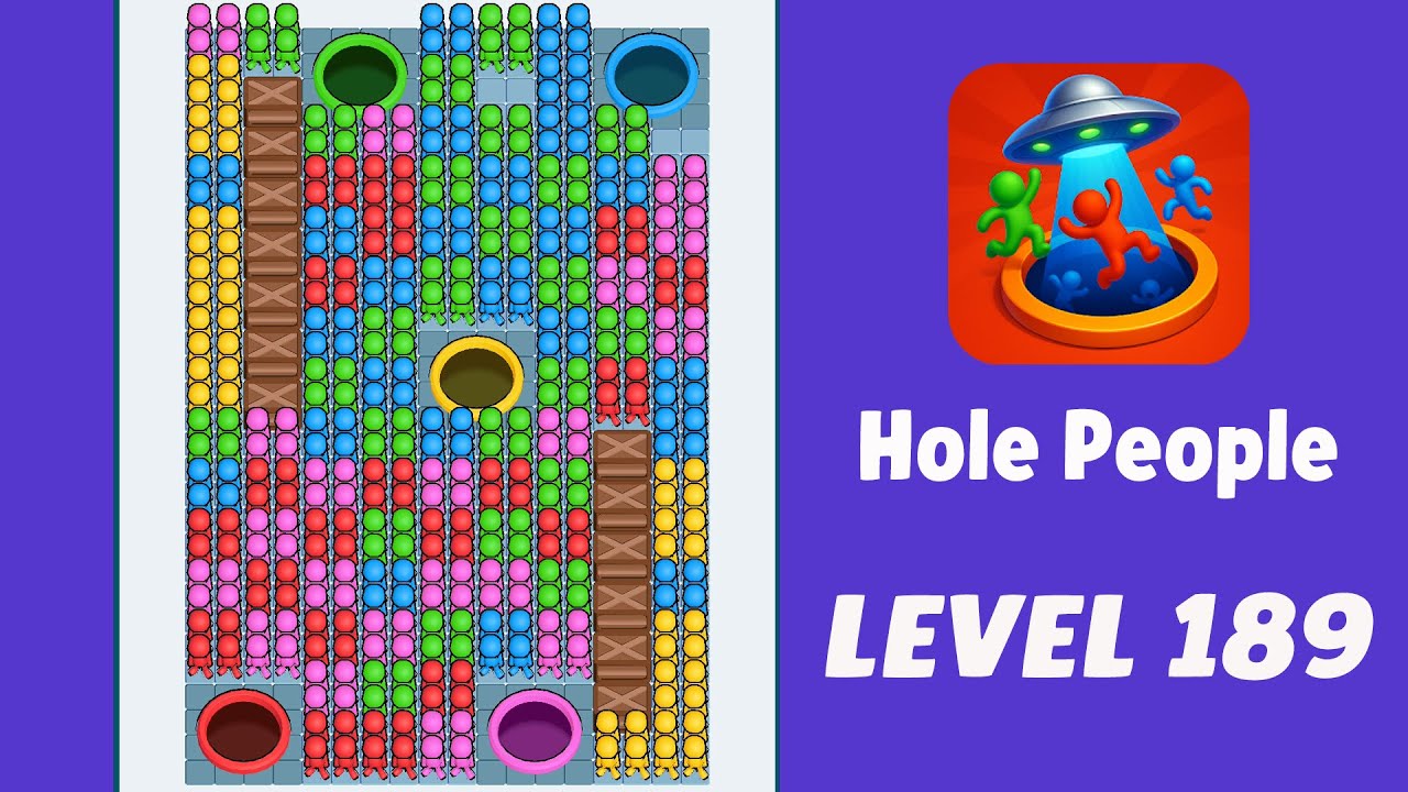 Hole People Level 189 Walkthrough | Gameplay Solution