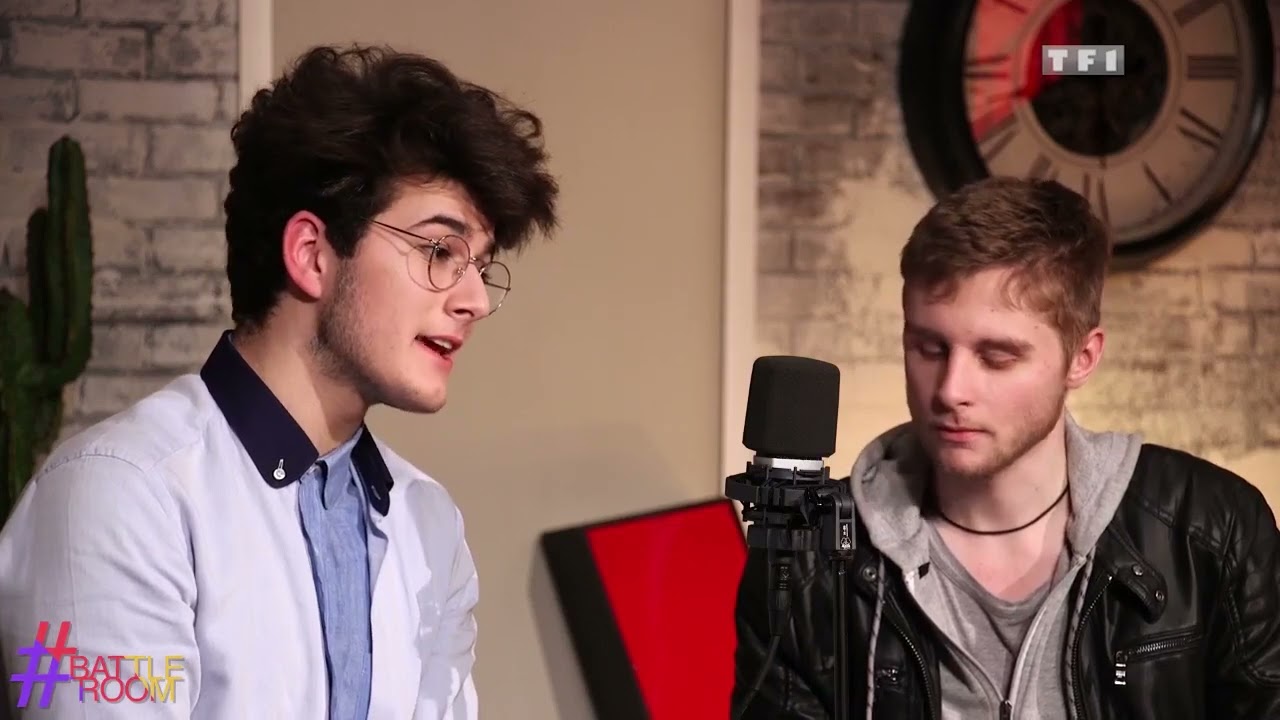 Gjon's Tears & Clem Chouteau – Sang Pour Sang (J.Hallyday cover) | The Voice France 2019 #BATTLEROOM