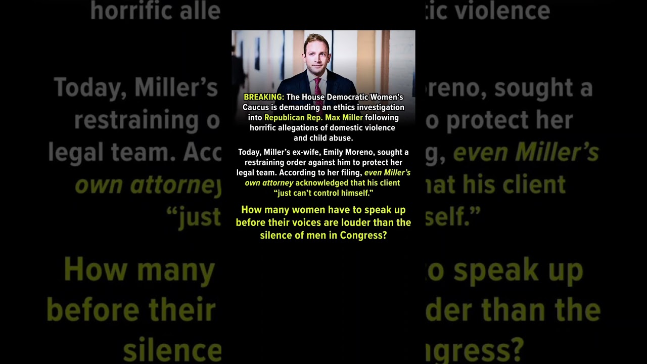 BREAKING: Ethics Investigation Sought After Allegations Against Rep. Max Miller