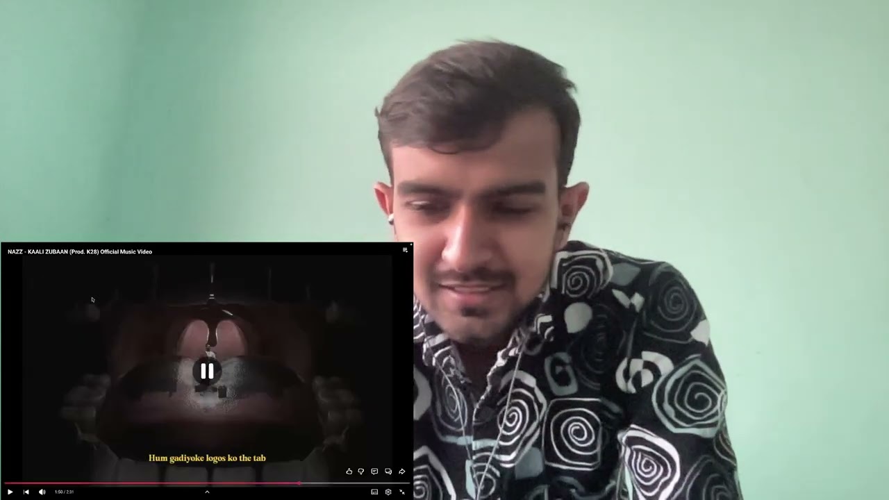NAZZ - KAALI ZUBAAN (Prod. K28) Official Music Video | REACTION VIDEO | MUSICAL RECORDS