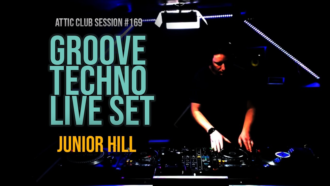 Groove Techno Live Set 🔊 Junior Hill | Attic Club Radio