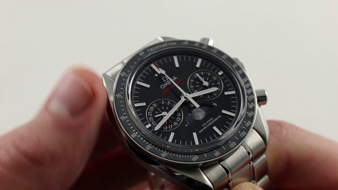 Pre-Owned Omega Speedmaster Moonphase Co-axial Master Chronometer Chronograph Luxury Watch Review