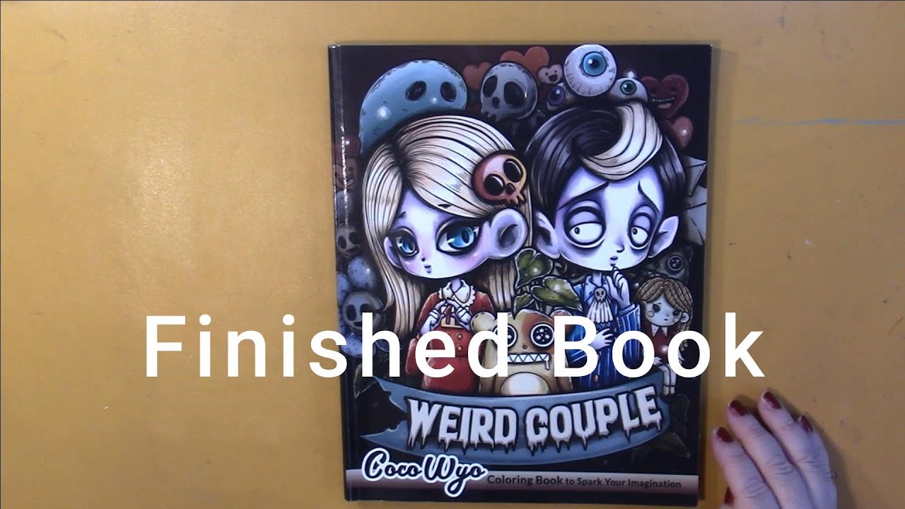 Completed Book Weird Couple by Coco Wyo  (Adult Coloring)