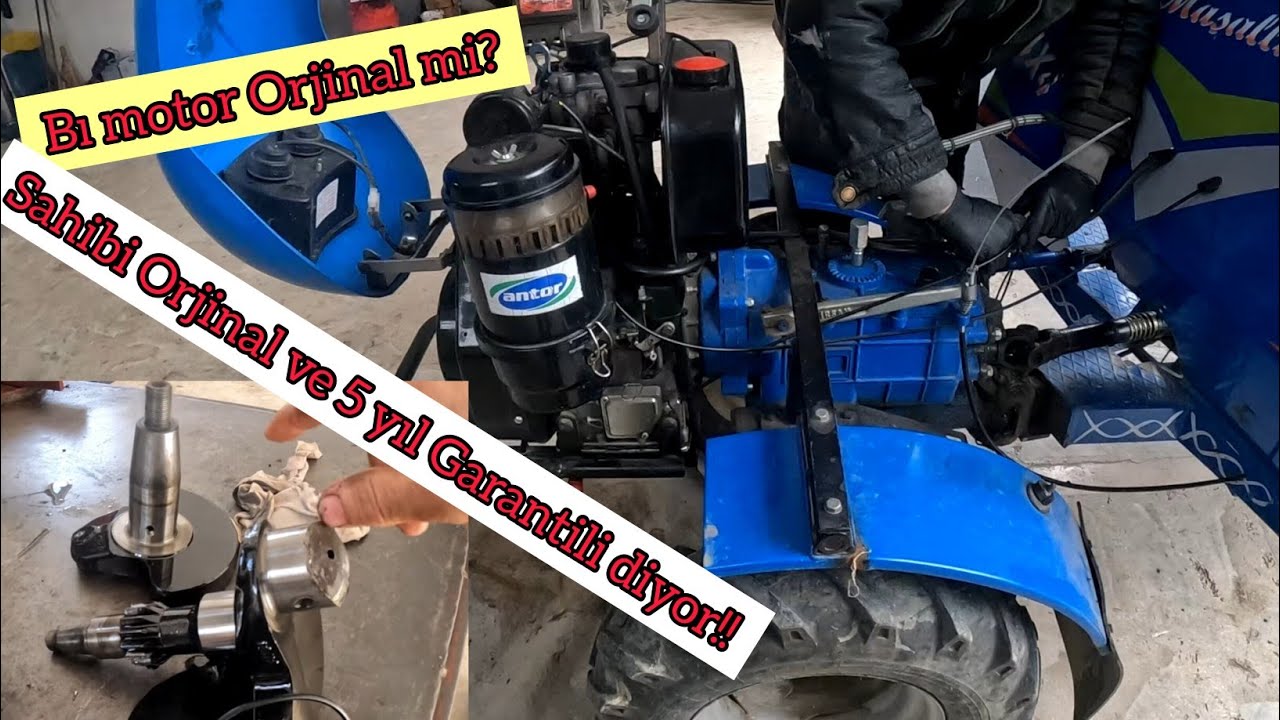 Antor LD 510 Motor Krank Kırmış Lombardini LD 510 Motor Krank Değişimi