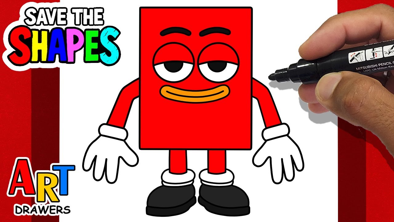 How To Draw Save the Shapes | RECTANGLE
