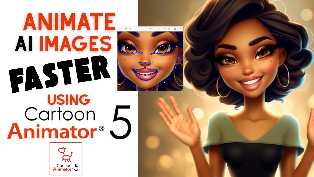 Animate AI Images Faster Using Cartoon Animator 5!