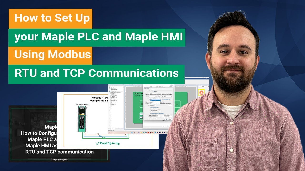 How to Set Up your Maple PLC and Maple HMI using Modbus RTU and TCP Communications