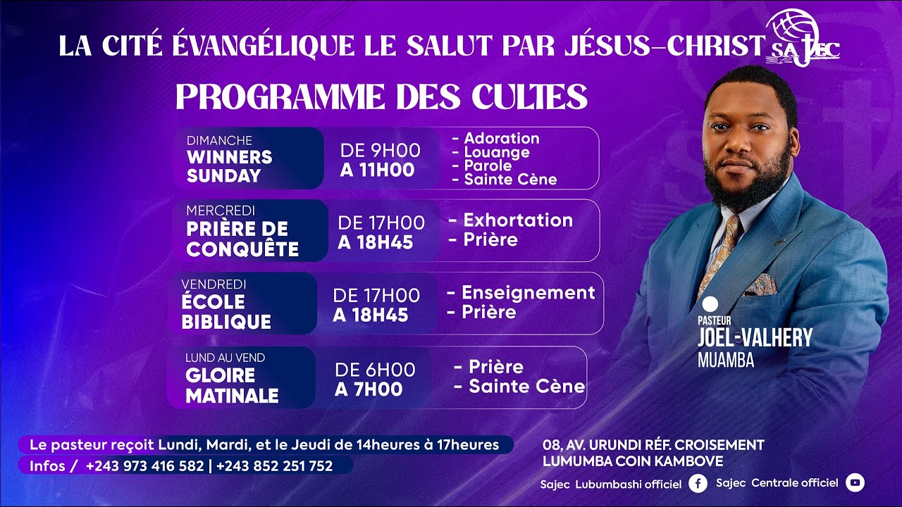 CULTE: DE TRAVERSEE PROPHETIQUE 2026