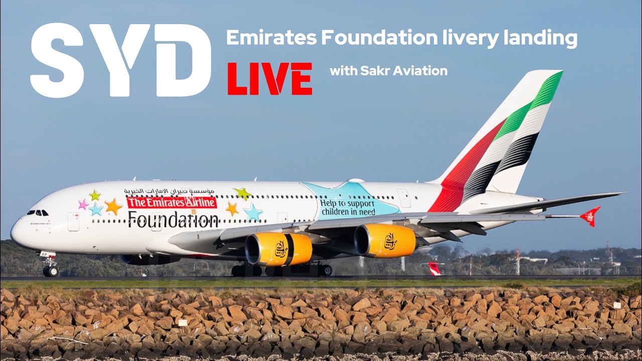 🔴Plane Spotting at Sydney Airport LIVE | A6-EEP arrival and more! 🔴