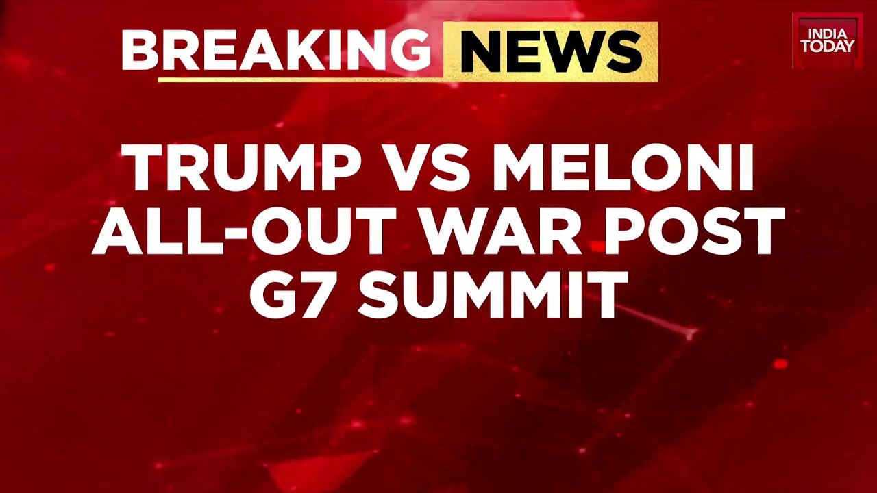 Премьер-министр Италии Мелони раскритиковала Дональда Трампа | Саммит G7 | Франция | Спор из-за ф...