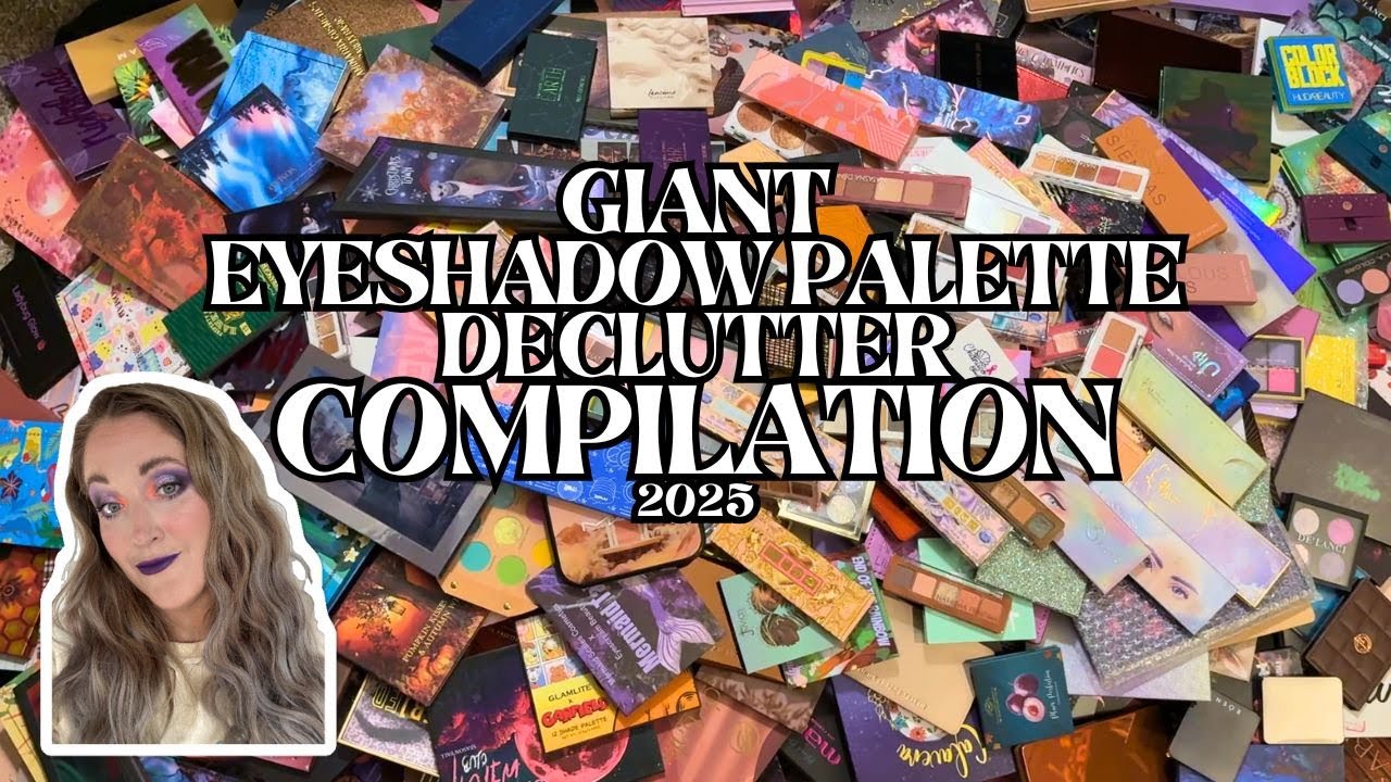 Eyeshadow Palette Declutter Compilation | 2025