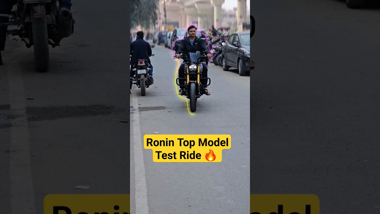 Ronin 2024 Top model | Loud Exhaust 🔥 |#tvs ronin special edition 225cc👌