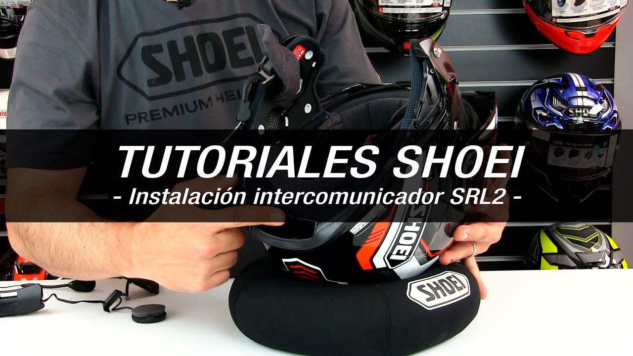 Tutoriales Shoei / Instalación intercomunicador SRL2 en el casco