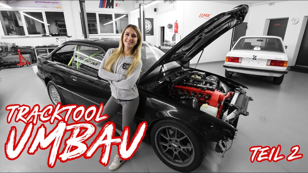 BMW E36 328i TrackTool Umbau TEIL 2 - Makrolonscheiben | Lisa Yasmin