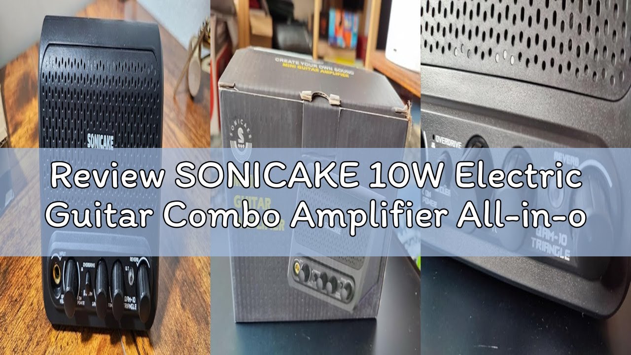 Review SONICAKE 10W Electric Guitar Combo Amplifier All-in-one Portable Bluetooth Bedroom Multi-Effe