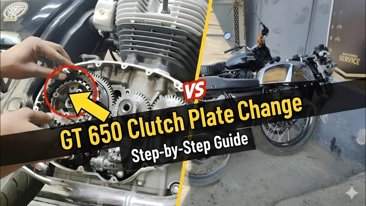 GT 650 Clutch Plate Change | Step-by-Step Full Guide! 🛠️ | JMT Motorcycles 