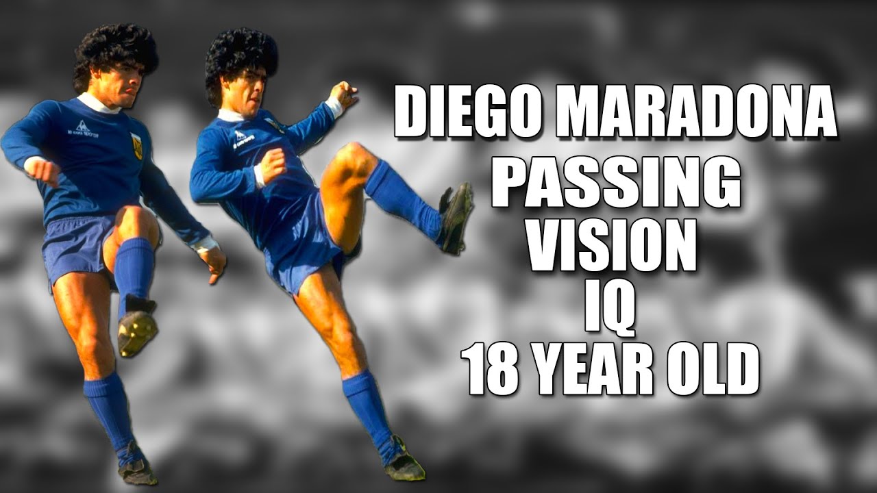 Diego Maradona 18 year old: PASSING COMPILATION | 1979