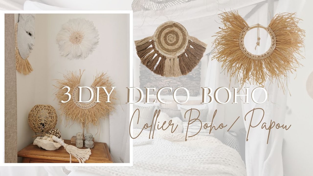 3 DIY DECO BOHO I COLLIER BOHO/PAPOU