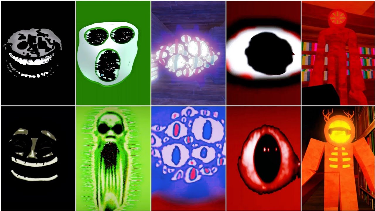 Doors But Youtuber Vs Doors On Budget Jumpscares