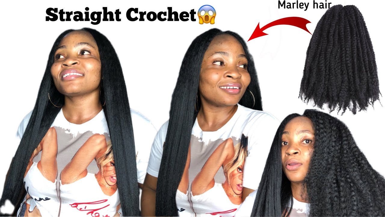From Marley Hair to Straight Crochet, Only 3 Steps! No Leave Out❌, Beginner friendly #crochet #braid