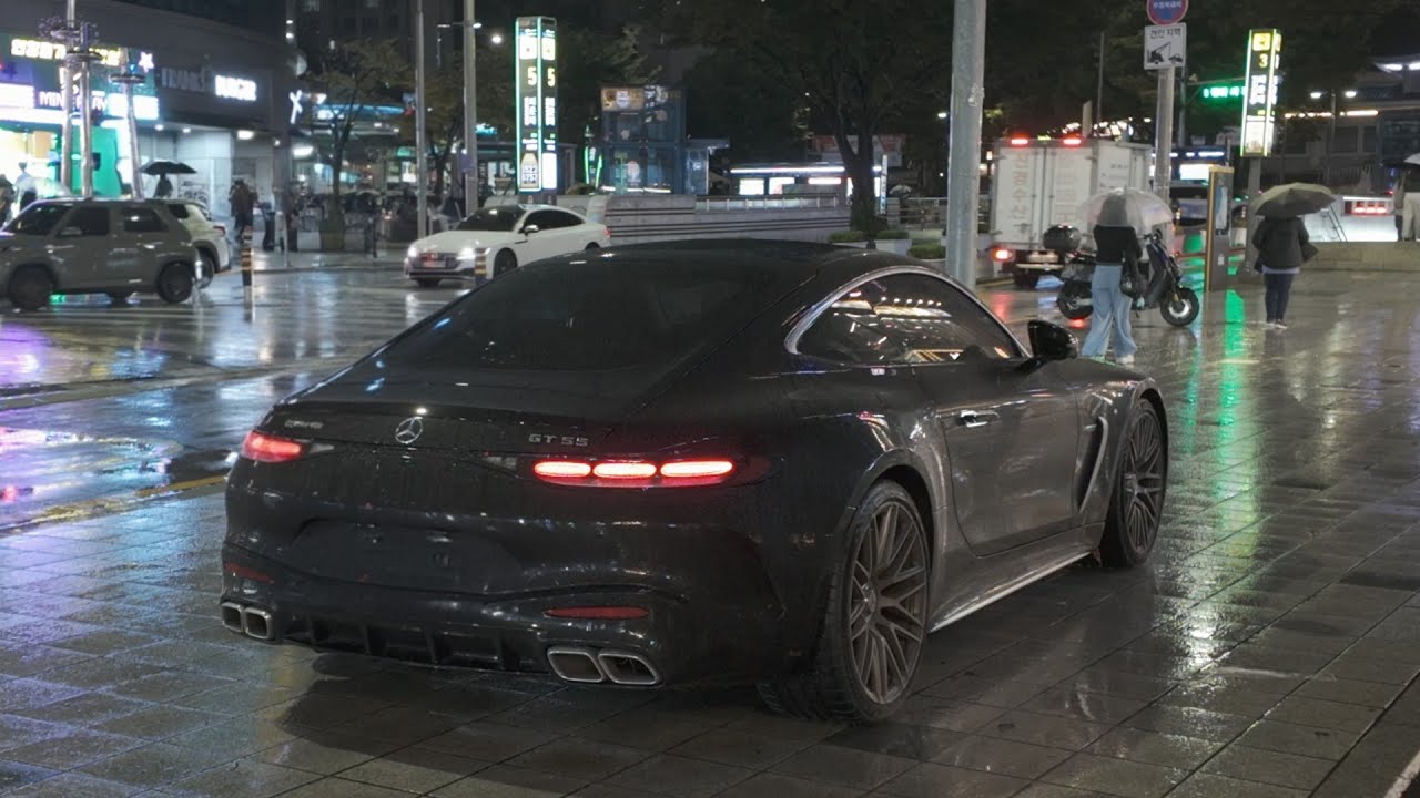 비 올 때 타도 아주 좋지요 (Mercedes AMG GT 55 4M+)