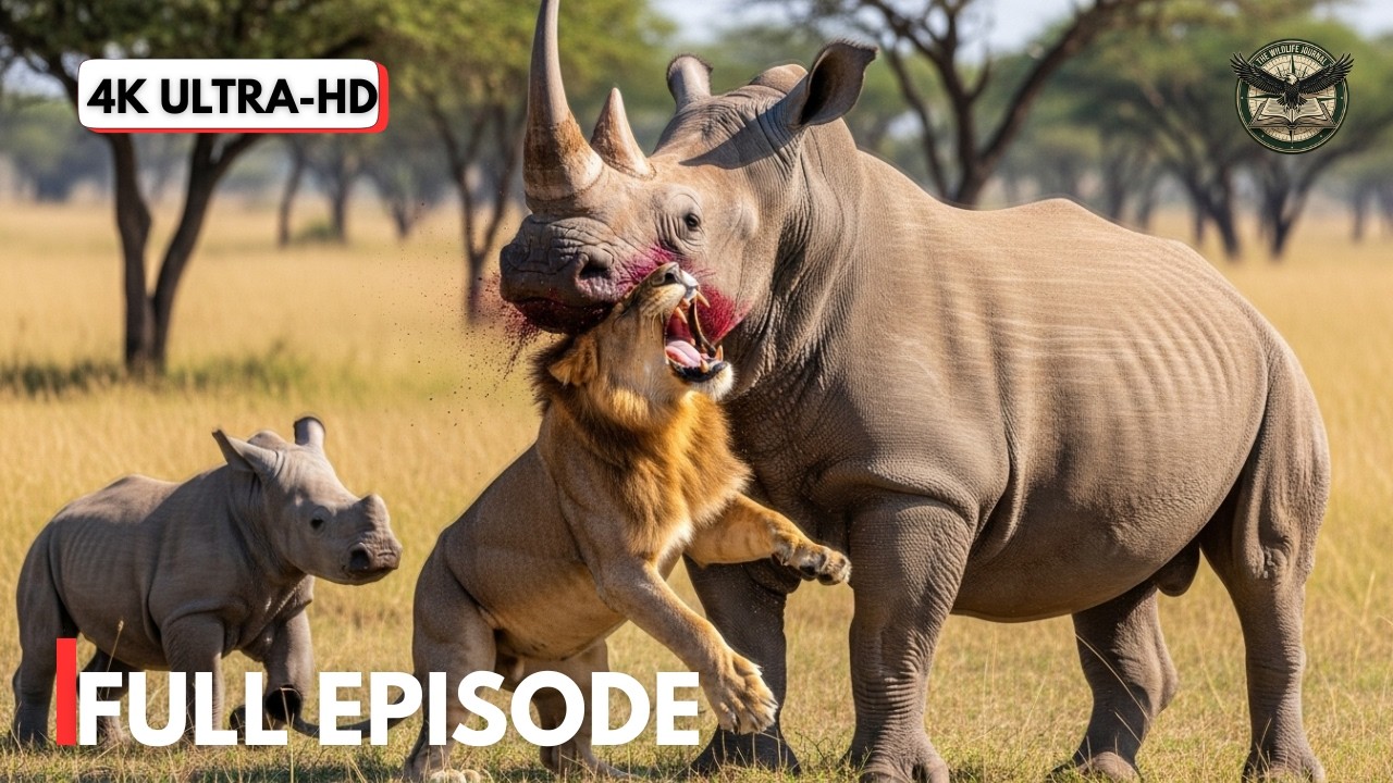 Africa Savanna | A Rhino Vs The Wild | A Deadly Fight for Survival | Wildlife Animal Documentary