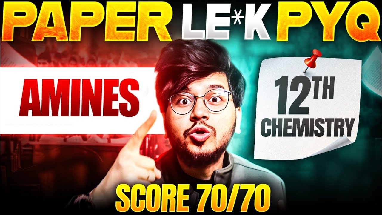 AMINES PREVIOUS YEAR QUESTIONS 🔥 CLASS 12TH ORGANIC CHEMISTRY ONE SHOT FOR BOARD 2025 BY MUNIL SIR