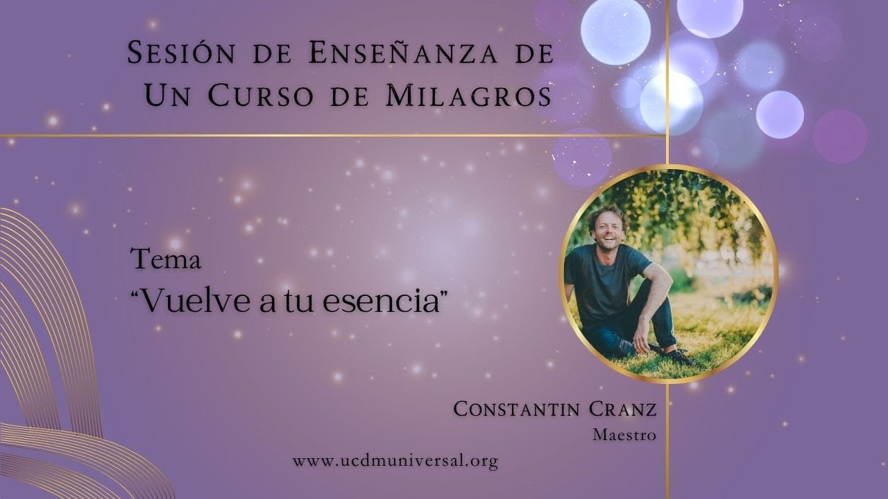 Vuelve a tu esencia🌟Constantin Cranz