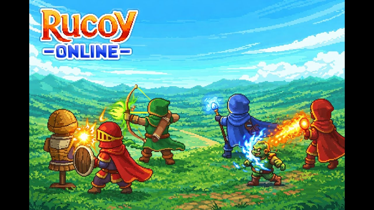 Farmando em call e upando 400 hoje. (Rucoy Online)