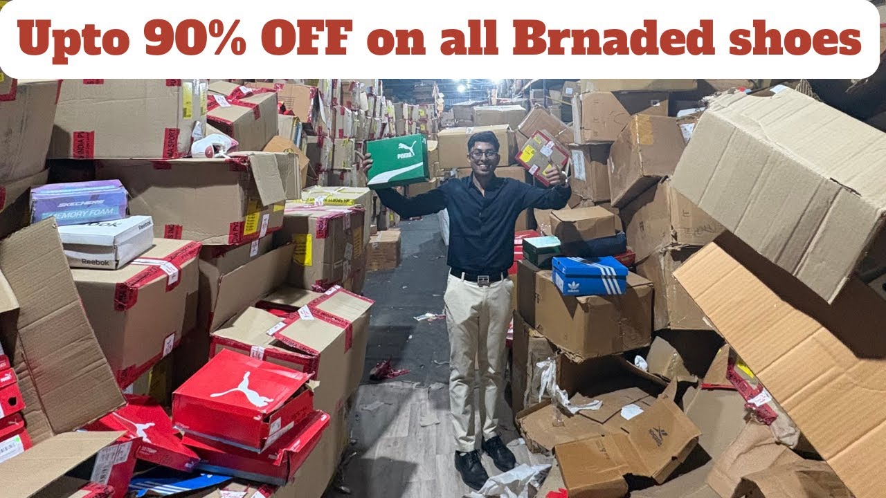 Branded Shoes Factory Sale 😱 | Bhilwara Biggest Liquidation Stock | Up to 98% OFF