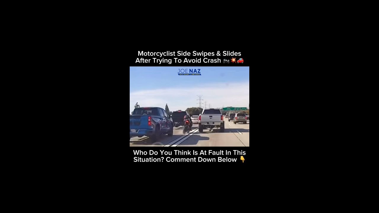 California Law: Who’s Responsible in a Motorcycle Side-Swipe?